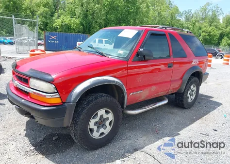 2001 Chevrolet Blazer Ls из США, поврежденный, VIN 1GNCT18W71K113153